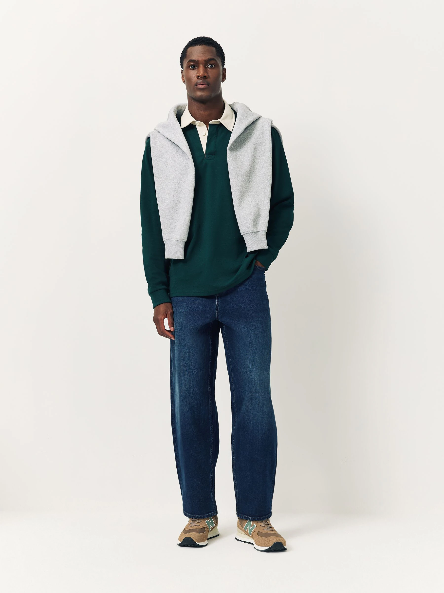 Blauw - Barrel Fit Classic Stretch Jeans