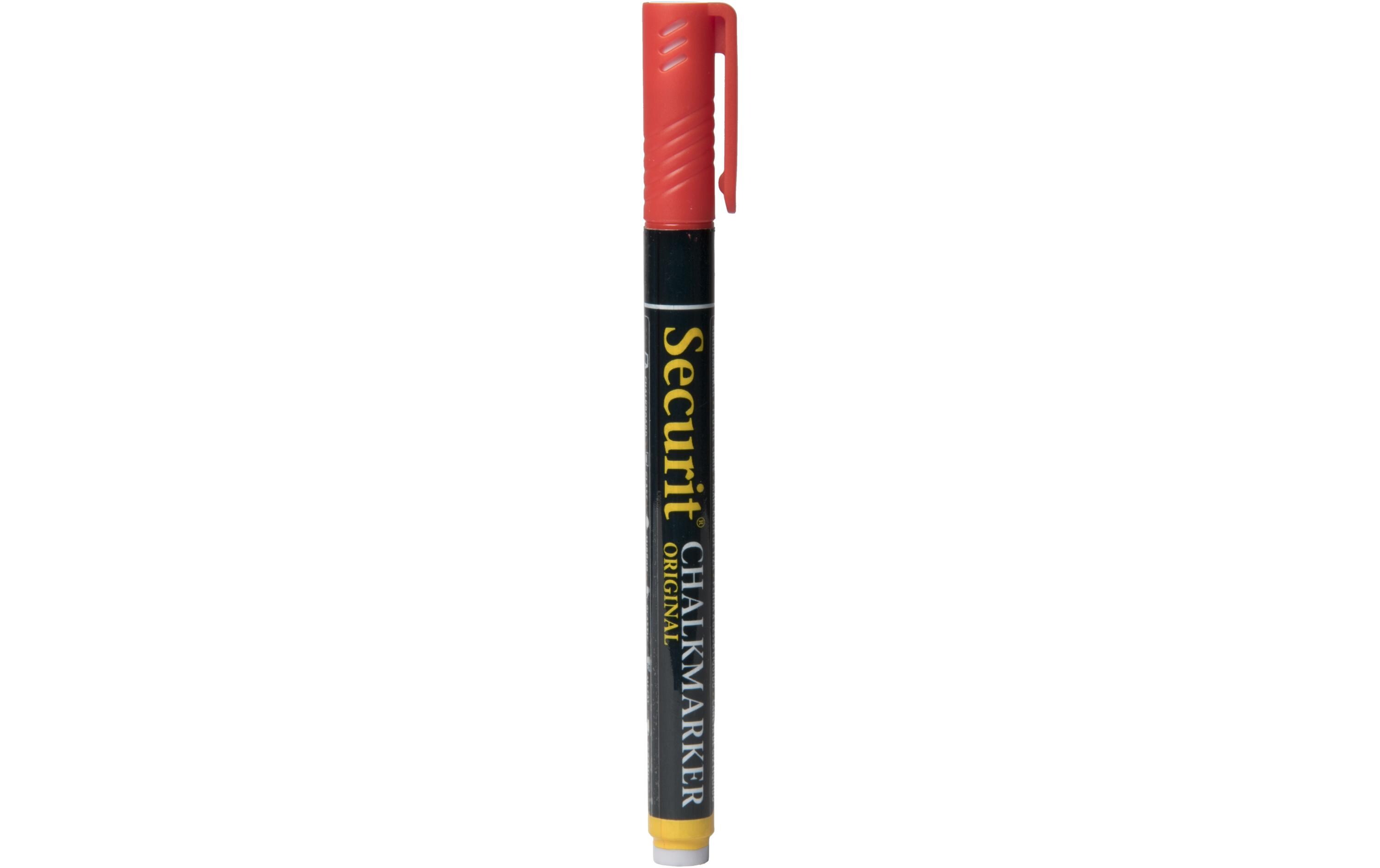 Kreidemarker 1-2 mm RotHochwertige, flüssiger Kreidestift