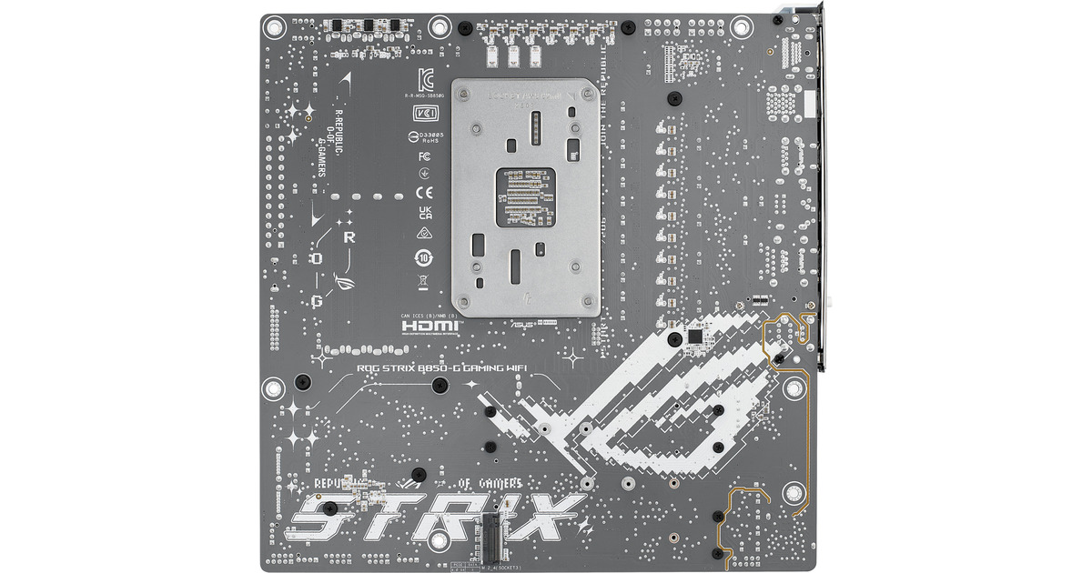 ASUSROG STRIX B850-G GAMING WIFI socket AM5 moederbord  (2.5 GbE-LAN, Wi-Fi 7, BT, Sound, µATX)