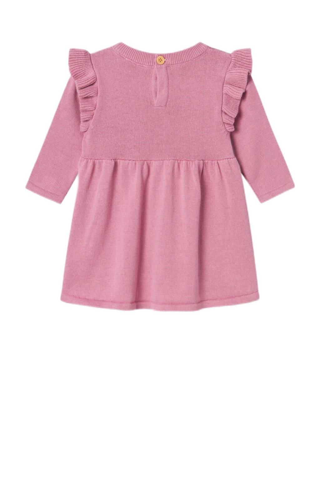 NAME IT korte jurk met ruches roze