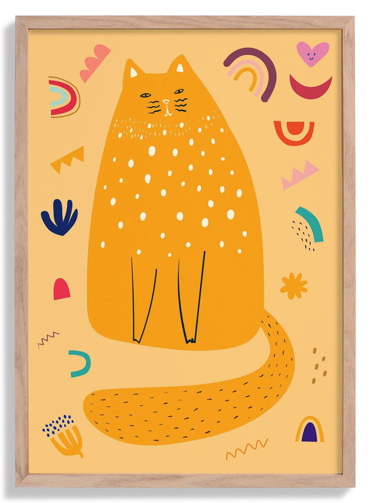 Gelbe Katze