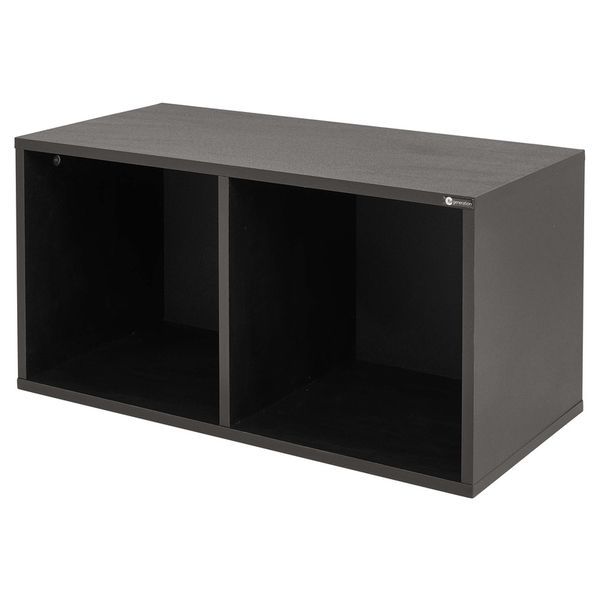 Fun Generation Vinyl Shelf Two Black