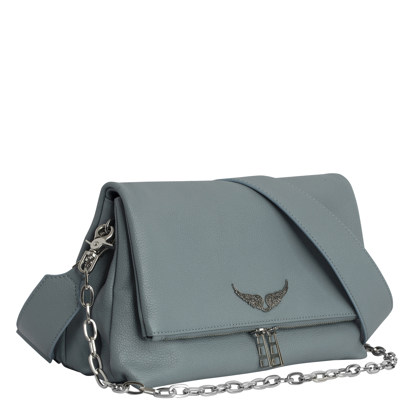 ROCKY - Sac bandoulière en cuir | Gris