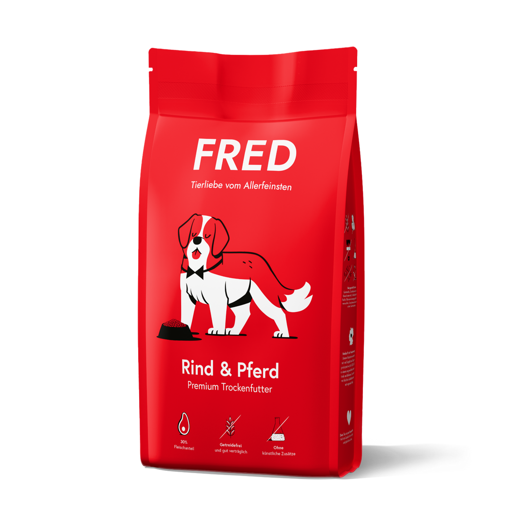 Premium Trockenfutter Rind  &  Pferd