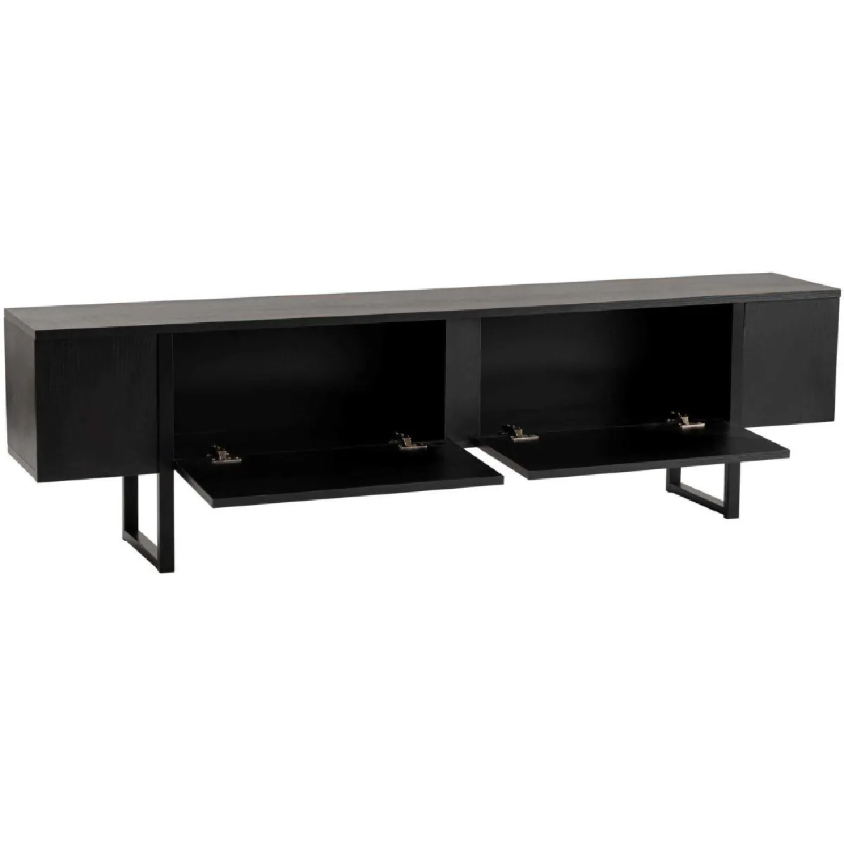 Hanah Home Meuble TV Luxe - Noir