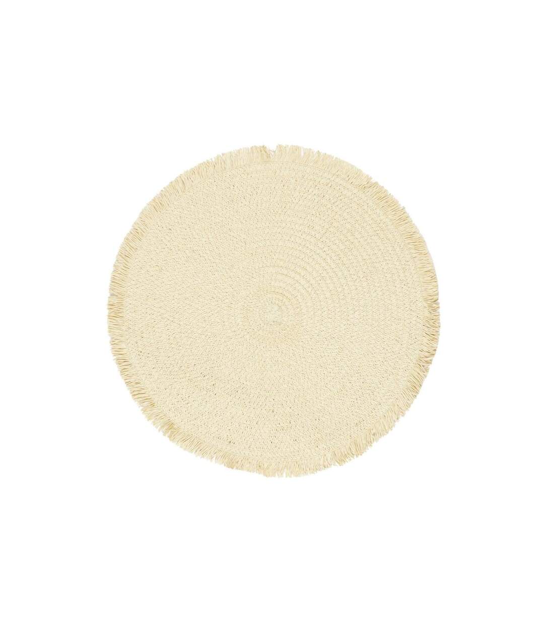 Paris Prix - Set De Table Déco mirage 38cm Beige