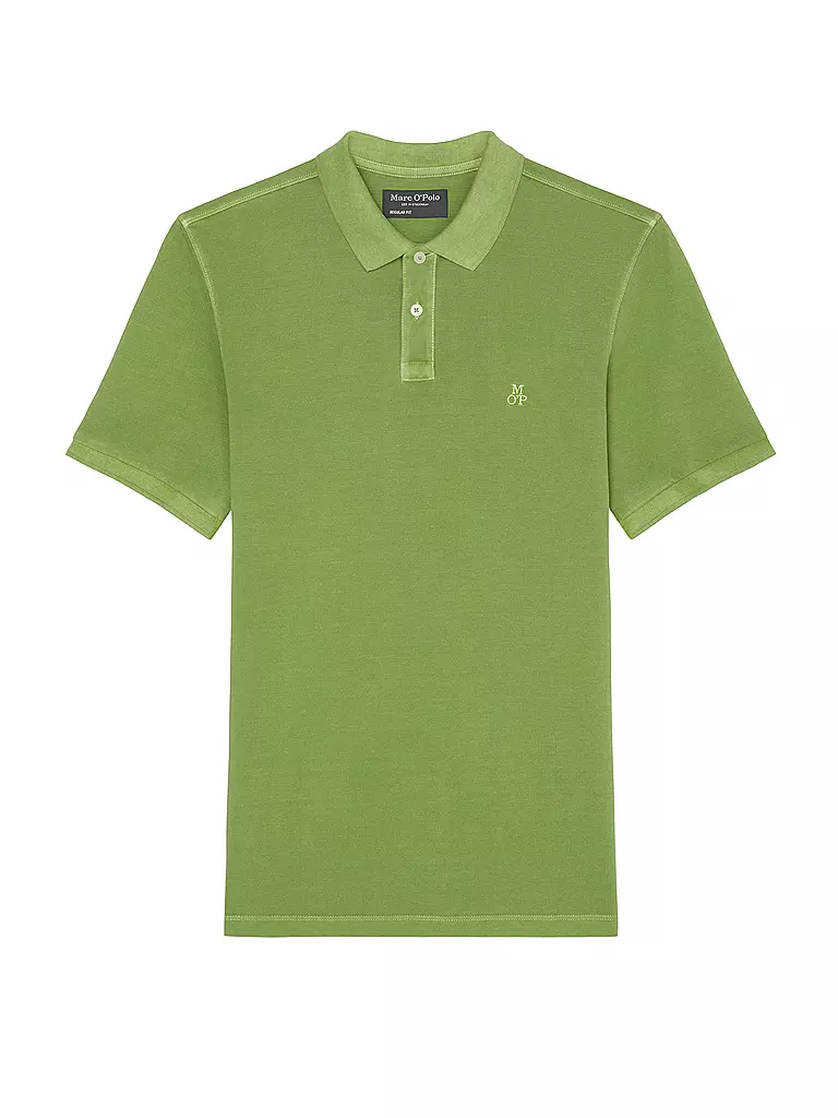 MARC O'POLO Poloshirt Regular Fit dunkelgrün