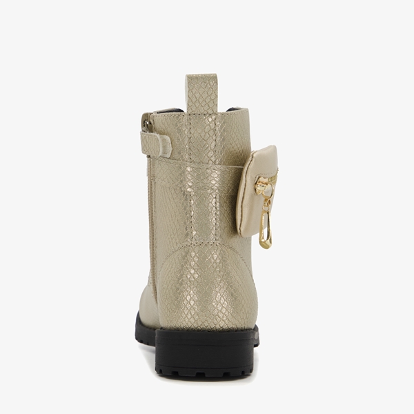 Blue Box meisjes veterboots met croco design