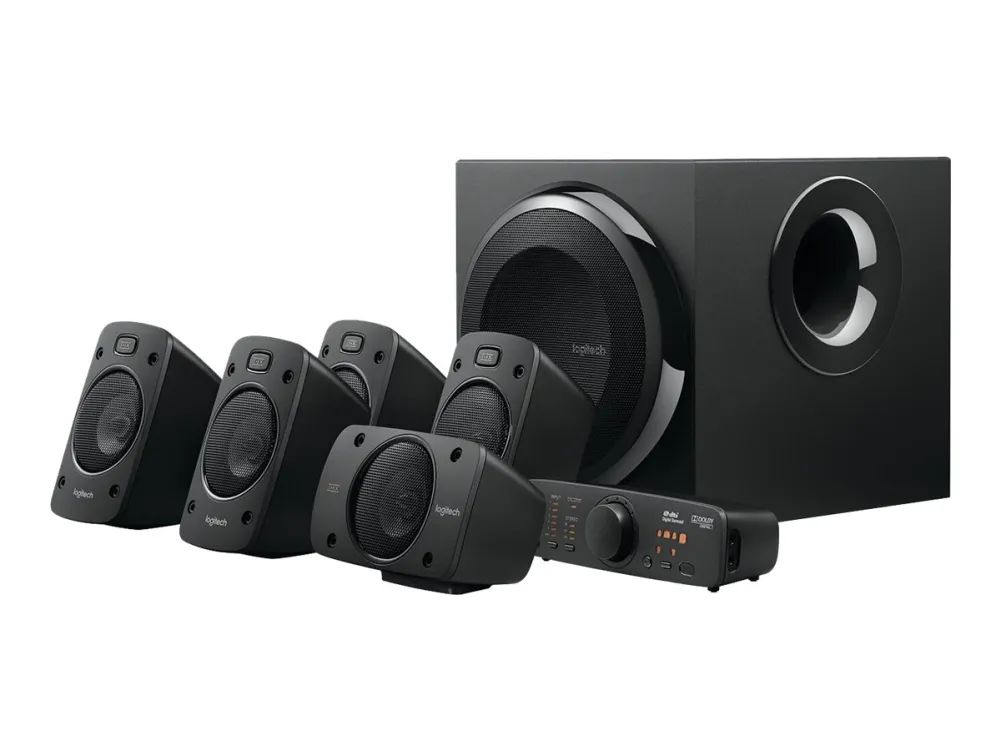 Logitech® | Højttalersystem - til hjemmebiograf - 5.1-kanal - 500 Watt (Total)