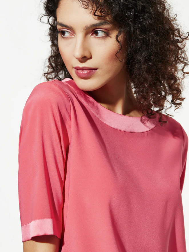 Seiden-Shirtbluse Edel-Basic