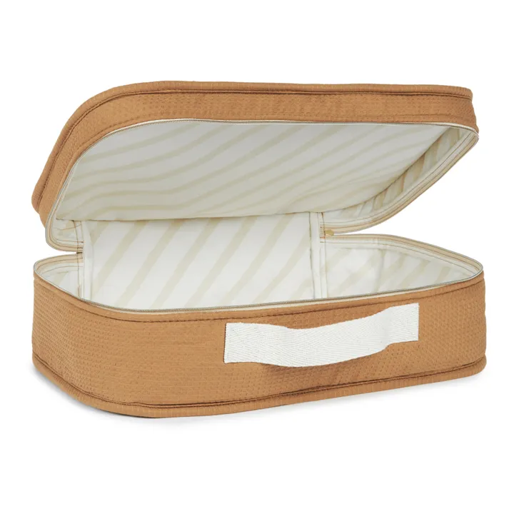 Nobodinoz Valise Victoria en coton bio | Caramel