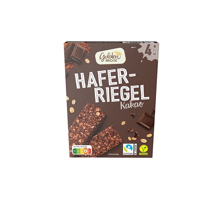 GOLDEN BRIDGE Haferriegel 140 g, Kakao