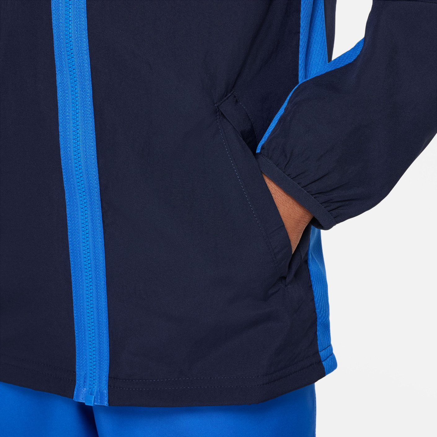 Nike Dri-FIT Academy 23 Full-Zip Trainingspak Woven Kids Donkerblauw Blauw Wit