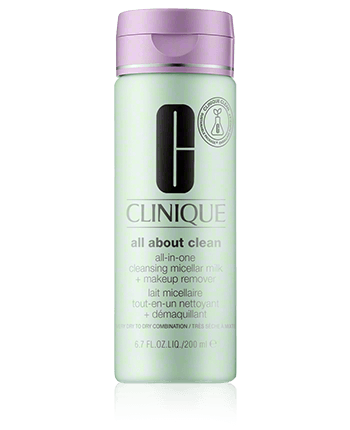 Clinique All About Clean Cleansing Micellar Milk + Makeup Remover Very Dry to Dry Combination 200ml
