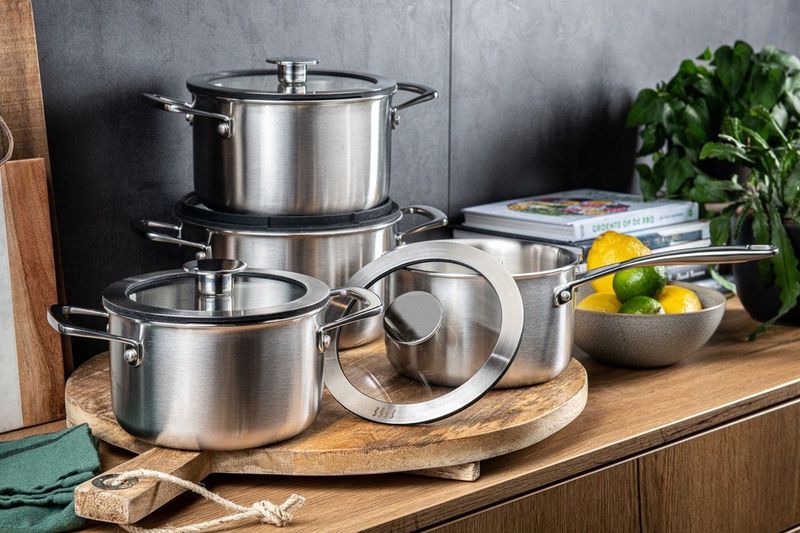 DUCQ Downdraft 3-laags - Pannenset - 6-delig