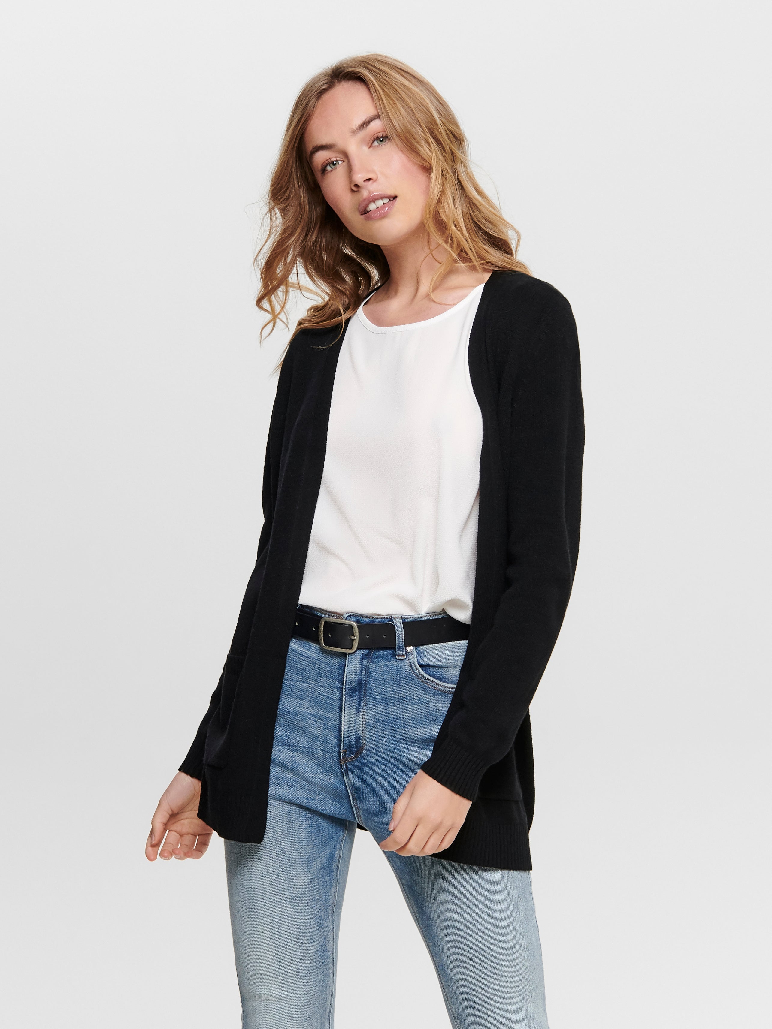ONLLESLY Strickjacke Black