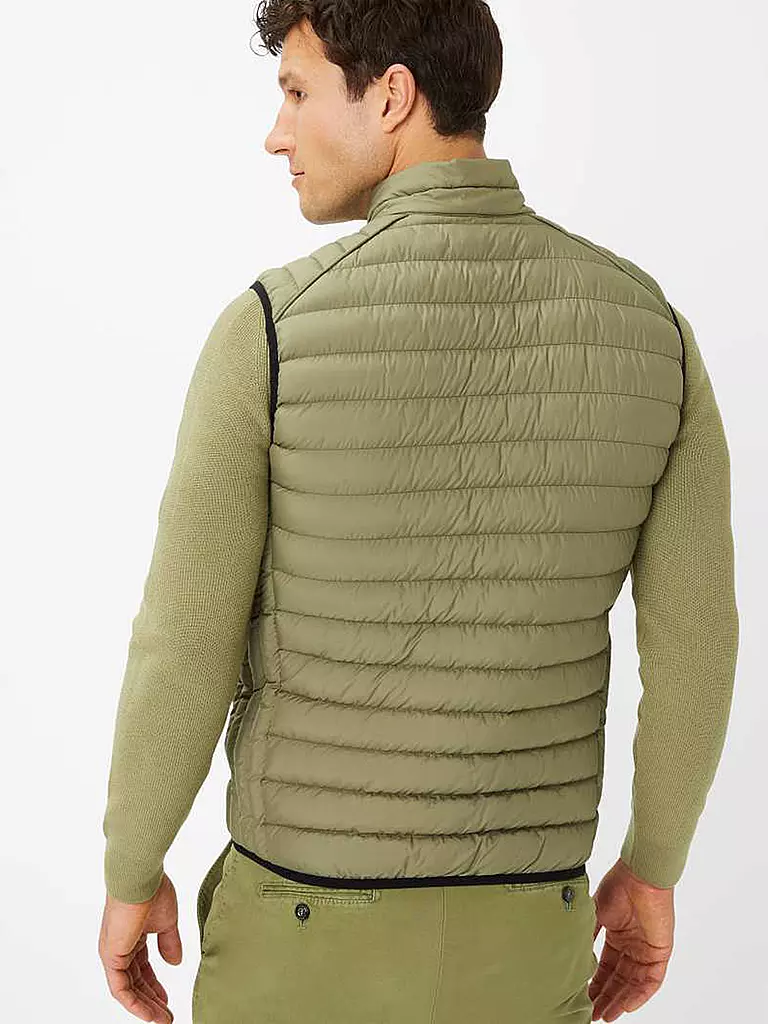 BRAX Steppgilet WILLIS hellgrün