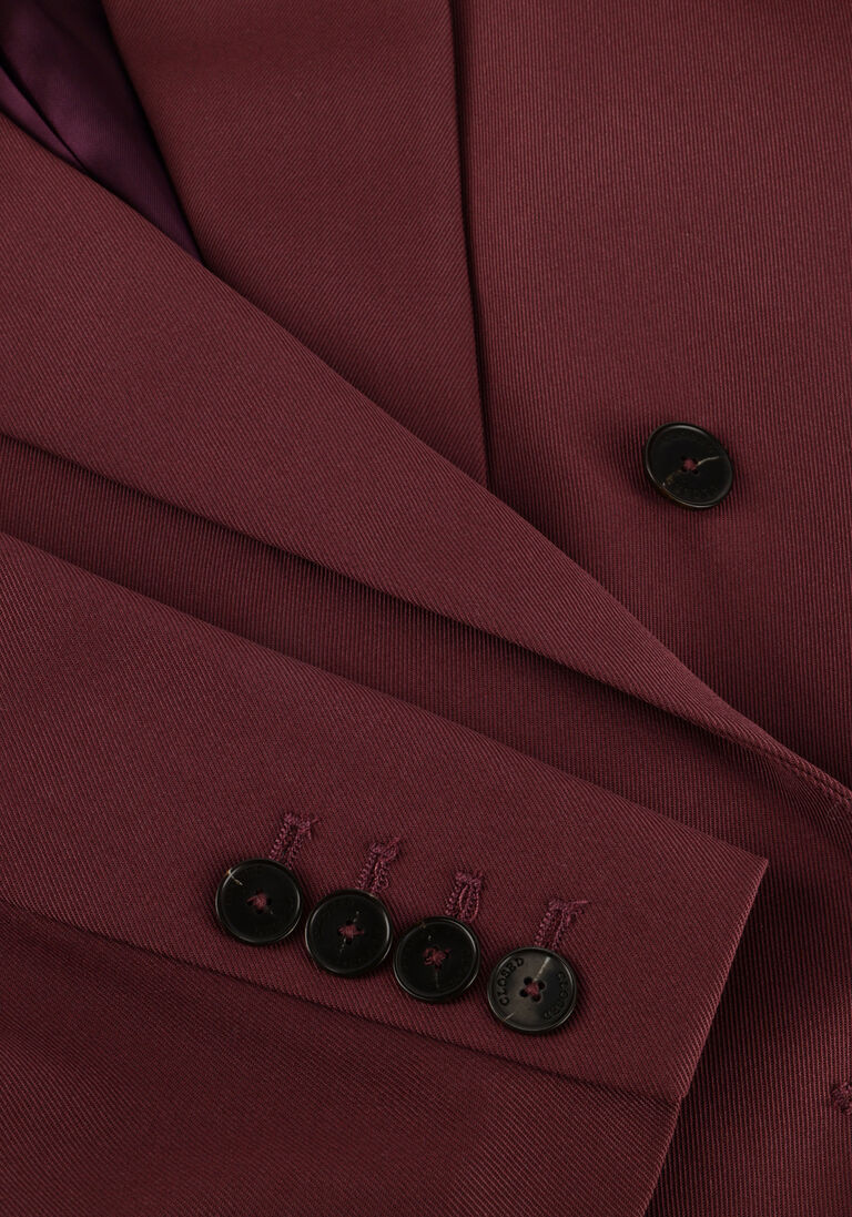 bordeaux closed blazer fitted double breasted blazer