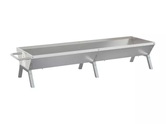 Plateau pour barbecue Argenté 158x42x31 cm Acier inoxydable