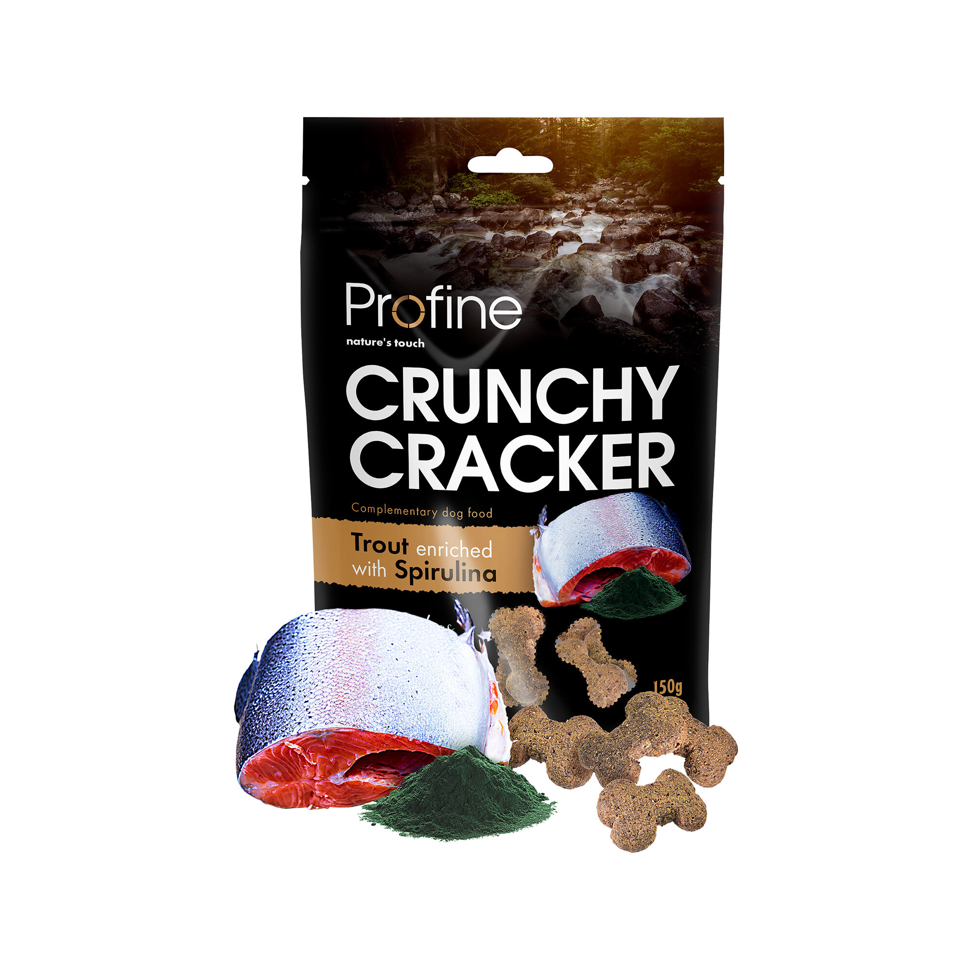 Profine Crunchy Crackers - Forel Spirulina