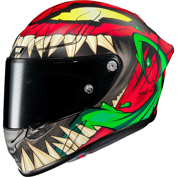 HJC - Casque RPHA 1 Toxin Marvel® MC1SF / Rouge / Vert / Jaune