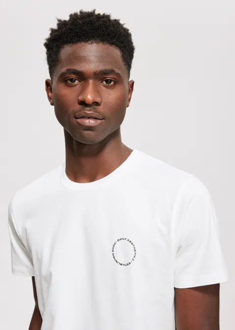 T-shirt met print merk off-white (WIT.O)