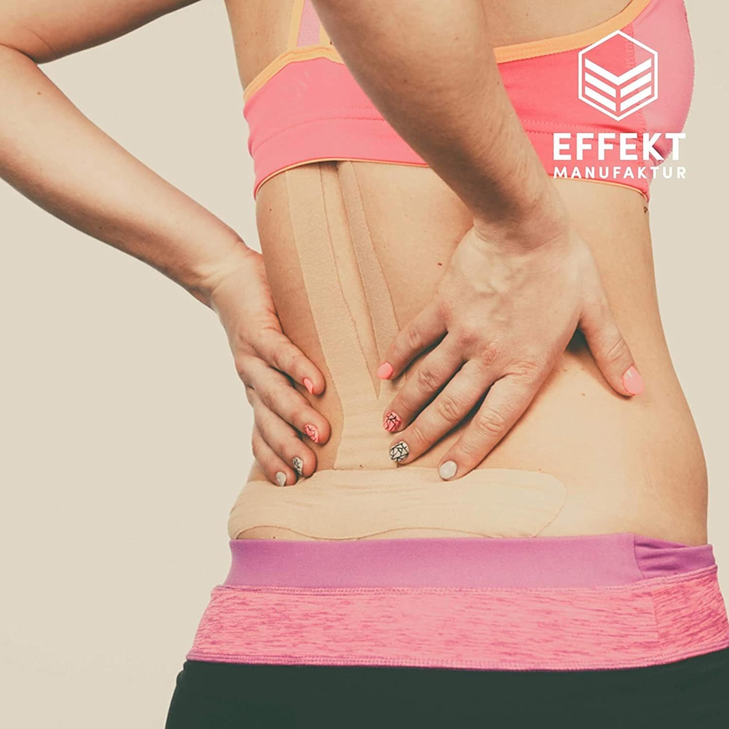 Effekt Manufaktur Kinesiologie Tape – 500 x 5 cm – in mehreren Farben - Kinesiotape