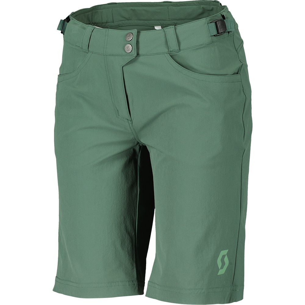 Scott Trail Flow Bikeshorts mit Hosenpolster Damen smoked green