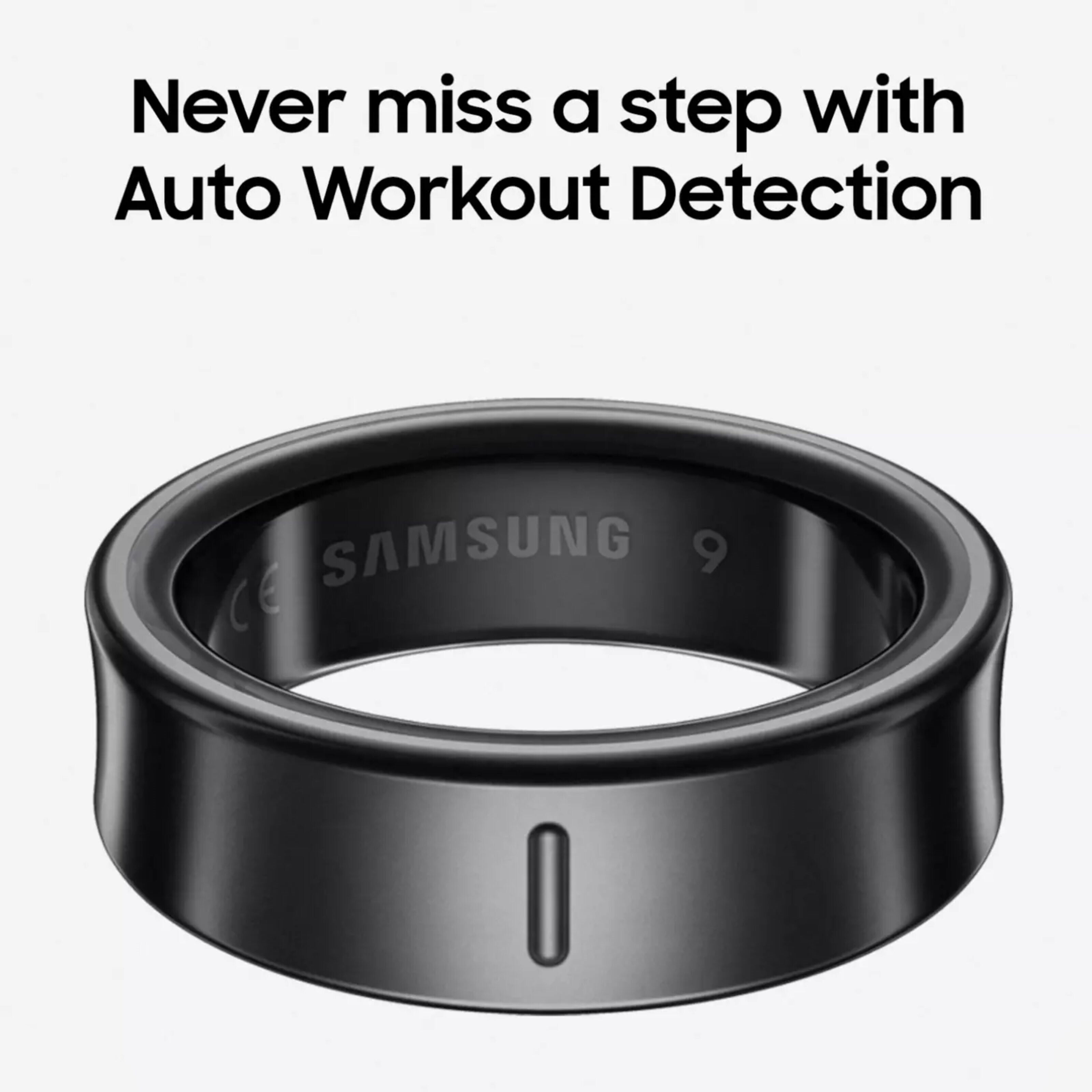 Samsung Galaxy Ring - Titanium Black Størrelse 10