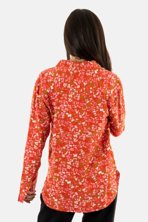 chemisier ichi vera 202442 orange.com flower