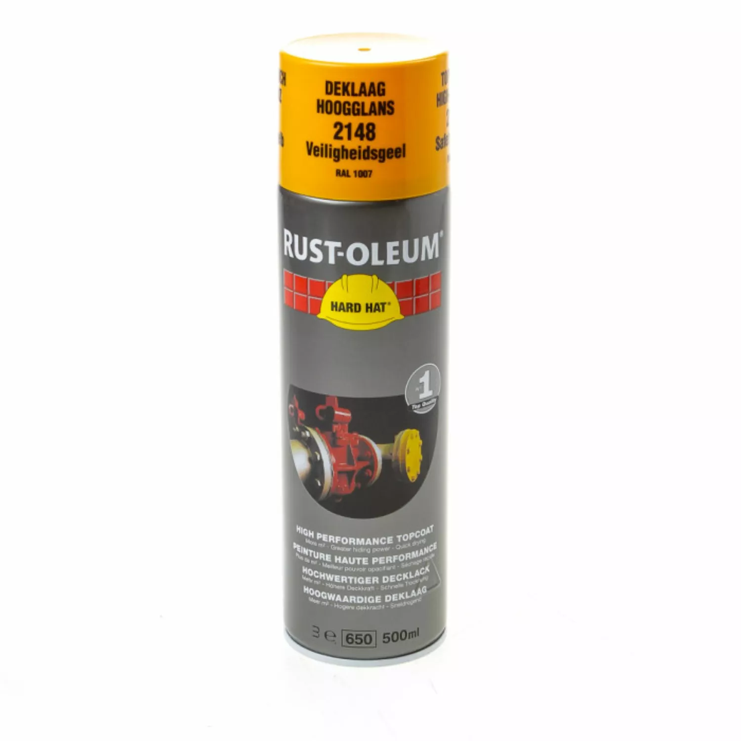 Rust-Oleum 2148 Hard Hat Spuitbus- RAL 1007 narcissengeel - 0,5L