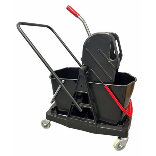 Chariot double seaux 2 x 15L avec presse à mâchoire Guialto