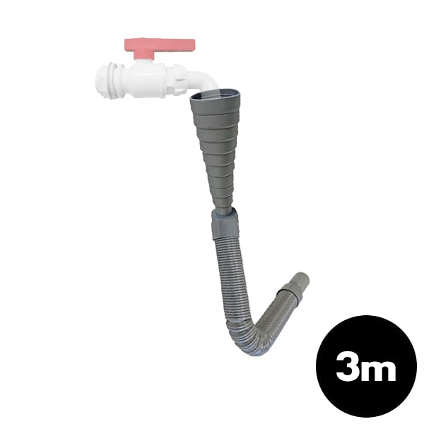 Tuyau évacuation des eaux usées 3M et adaptateur