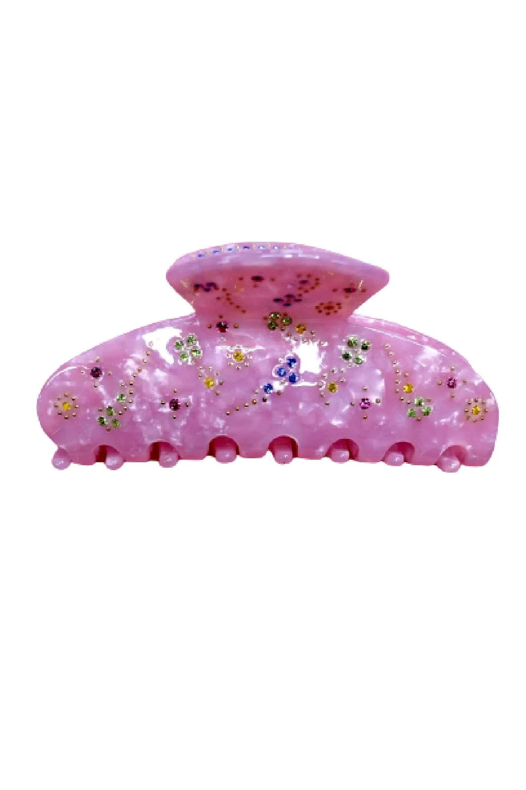 Mellow Moon Hair-Clips pink stone