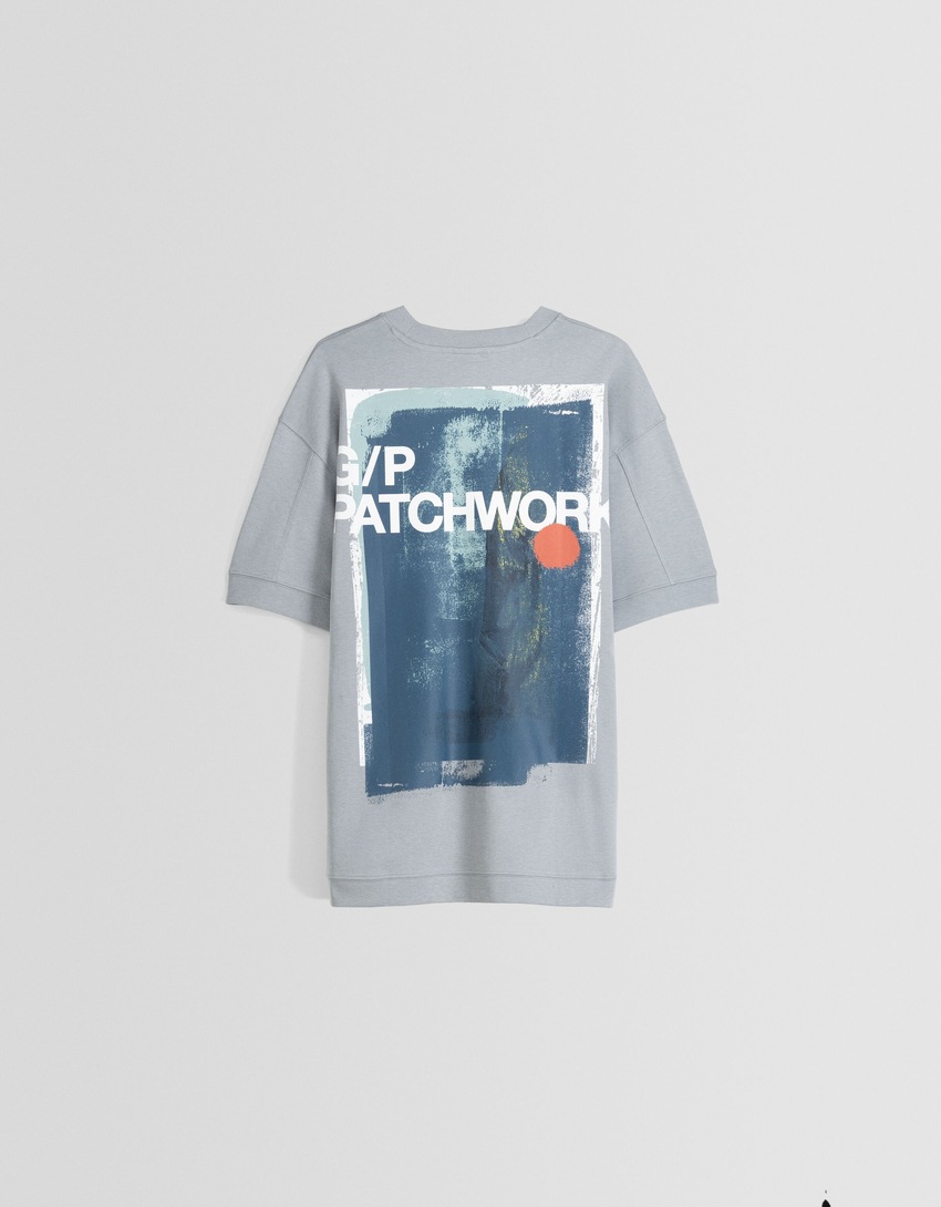 Camiseta de manga curta com estampa