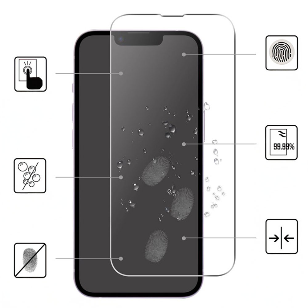 iPhone 16e Panzer Glas Displayschutz Case Friendly