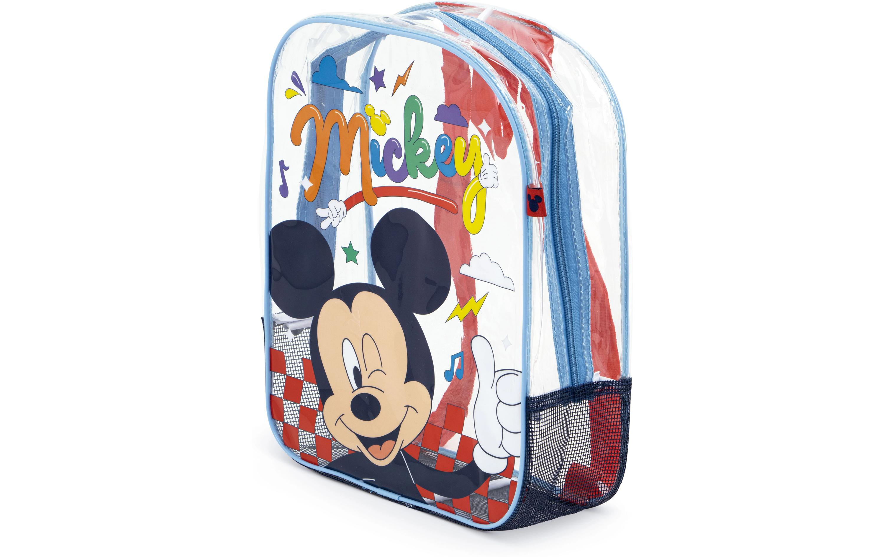 Rucksack Disney: Mickey 31 x 25 x 23 cmTransparenter Strandrucksack