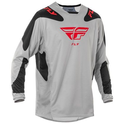 Maillot cross Fly KINETIC - SYM 2025 - Gris / Rouge