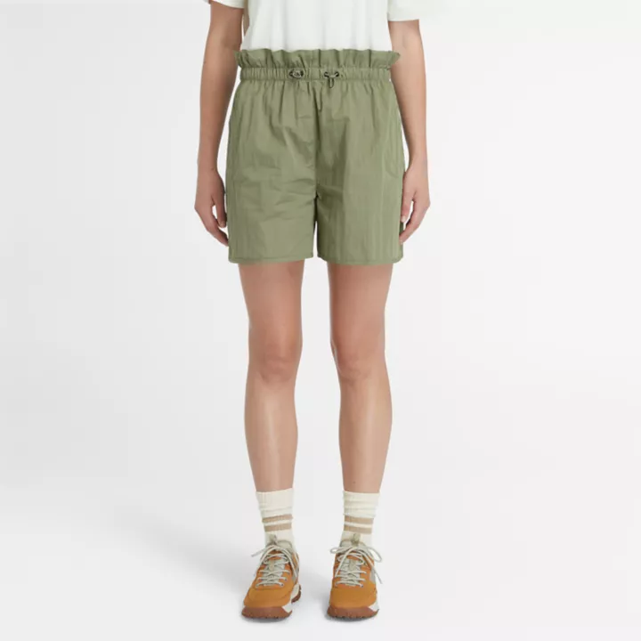 Short d'été utilitaire pour femme en vert