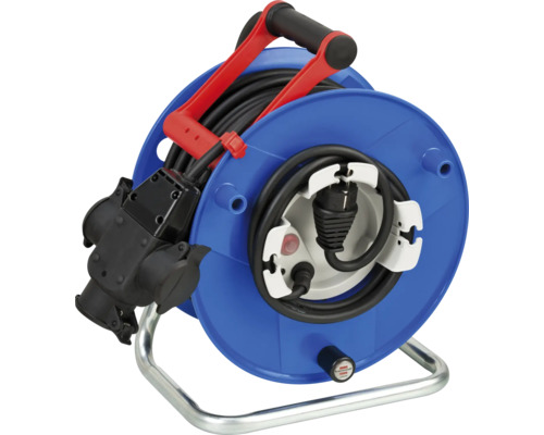 Brennenstuhl Garant G kabelhaspel met 3-weg rubberkoppeling IP44 H07RN-F3G1.5 40 m