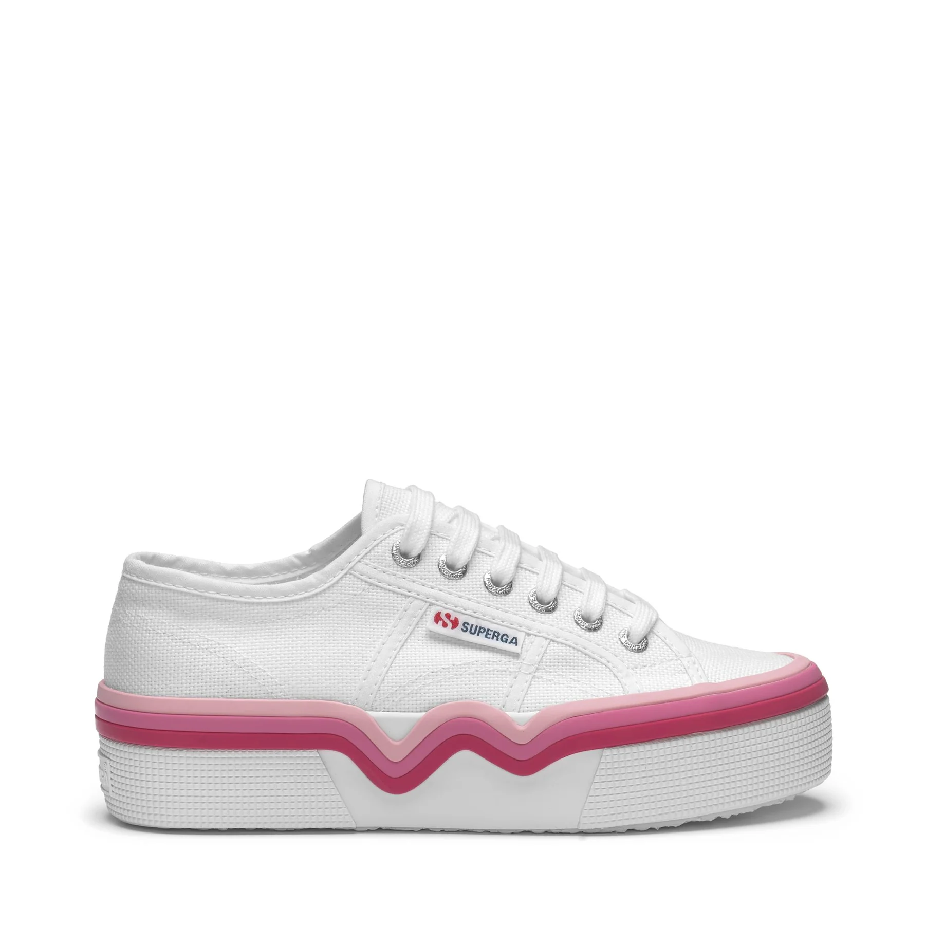 2740 LIQUIFY STRIPES-WHITE-SHADED PINK