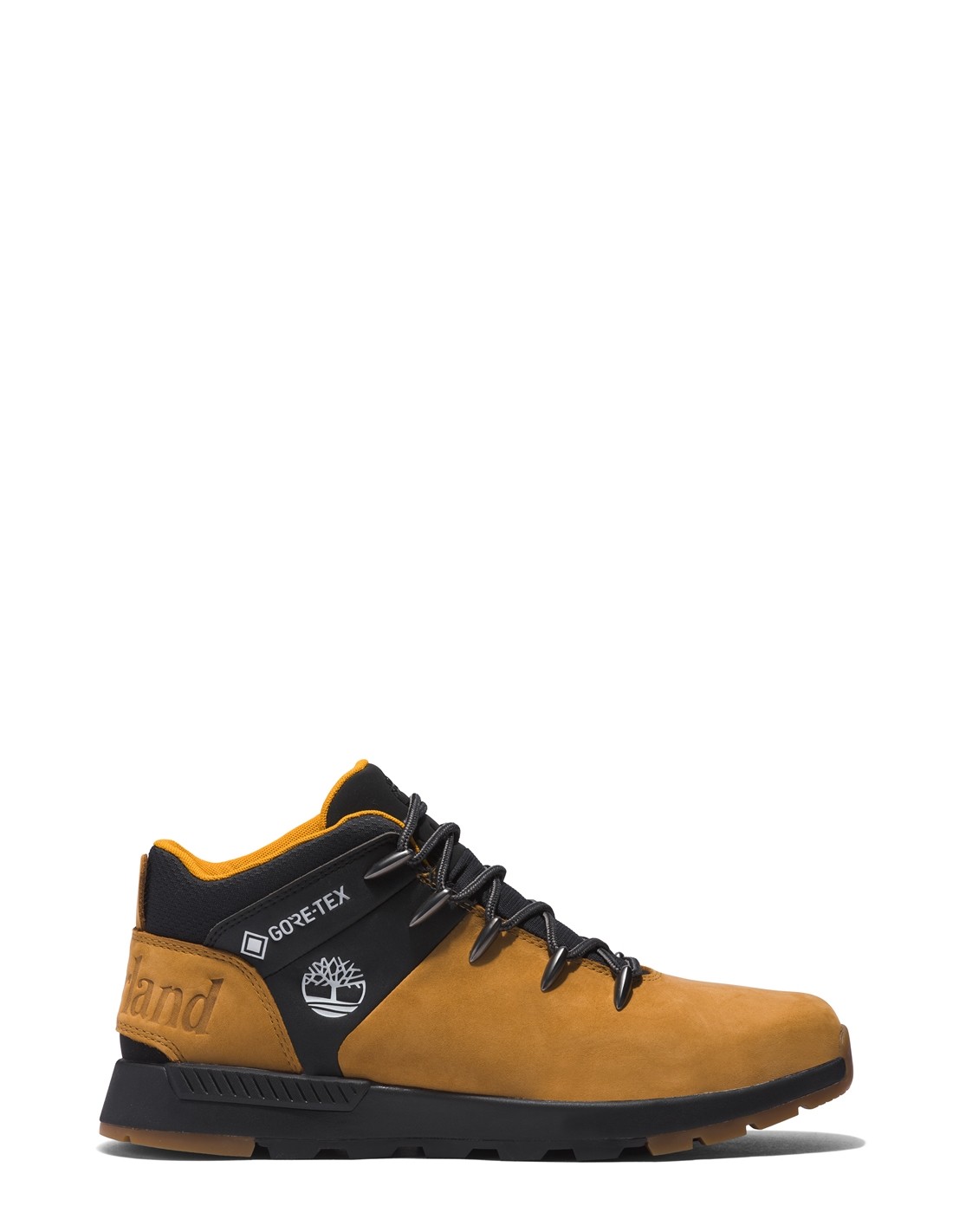 timberland boots homme sprinttrekker mid gtx wht nubuck jaune/noir