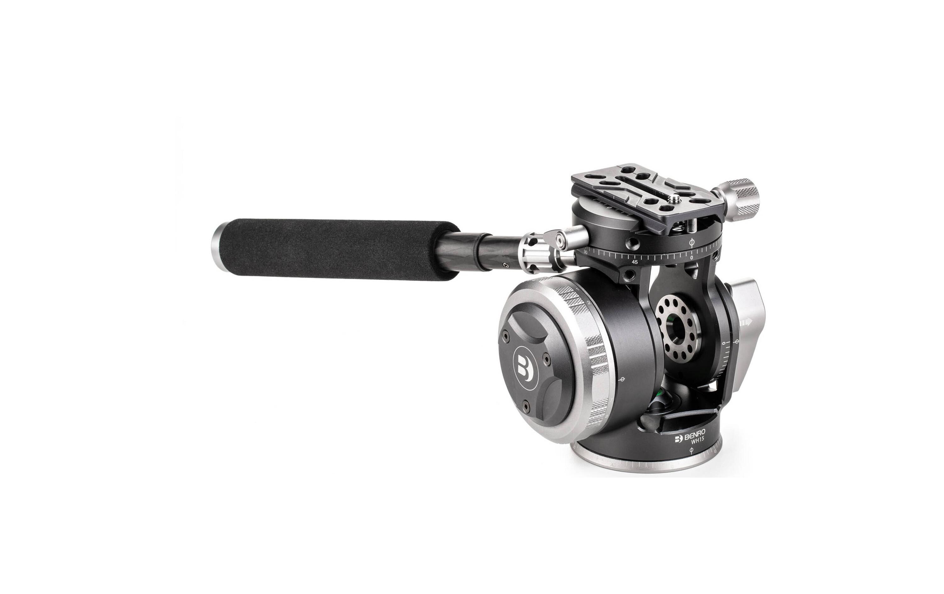 Stativkopf WH15 Long Lens<br>Entwickelt für lange Tele- oder Zoomobjektive, für Sport- und Wildlife-Fotografen
