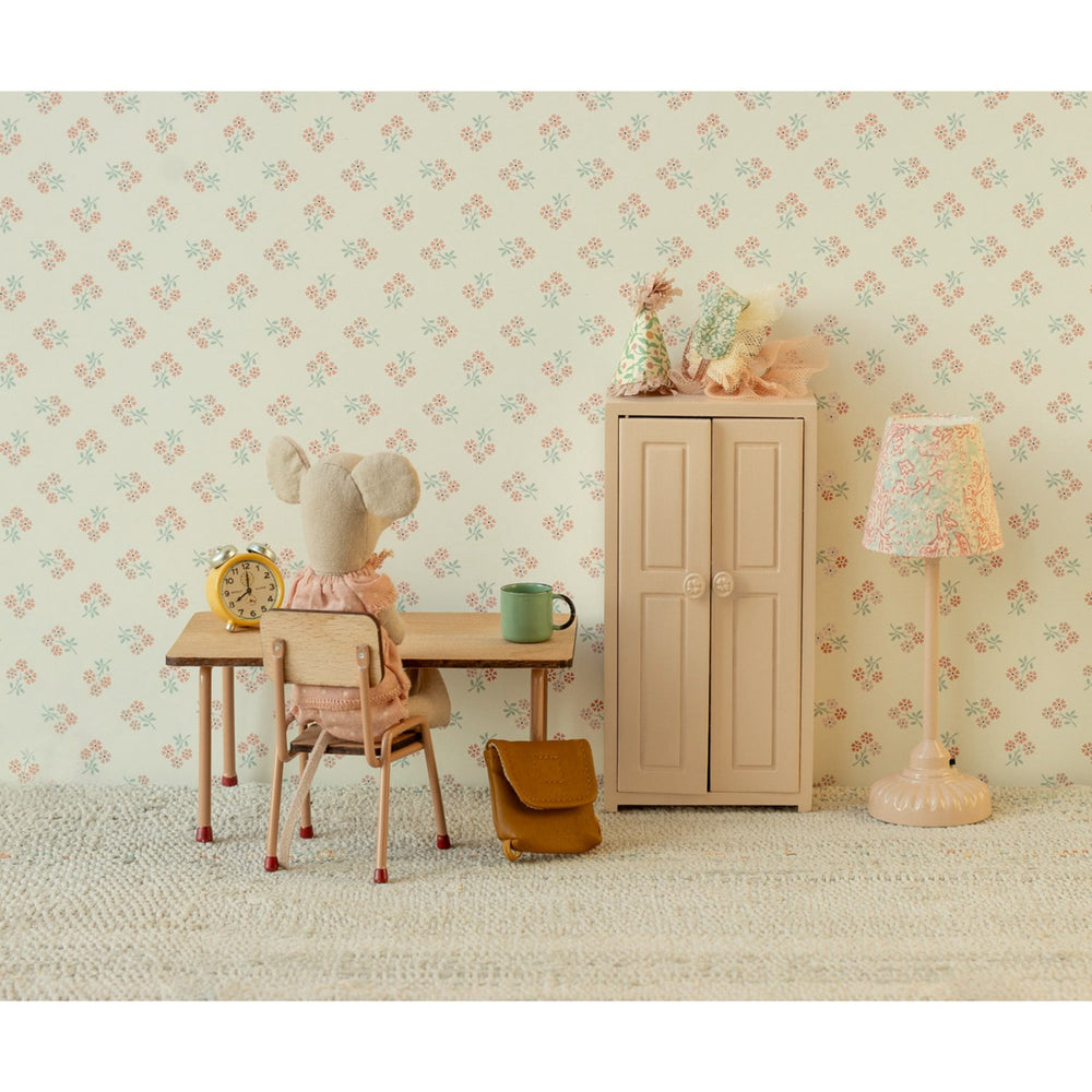 Køb Maileg Vintage Gulvlampe, Mus - Rosa