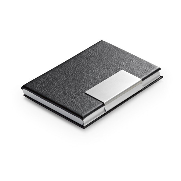 hi!dea 93307 - Porte-cartes en aluminium et PU