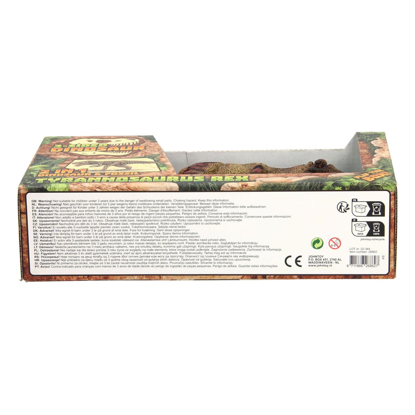 Animal World Tweezijdige Dino XL - Tyrannosaurus Rex