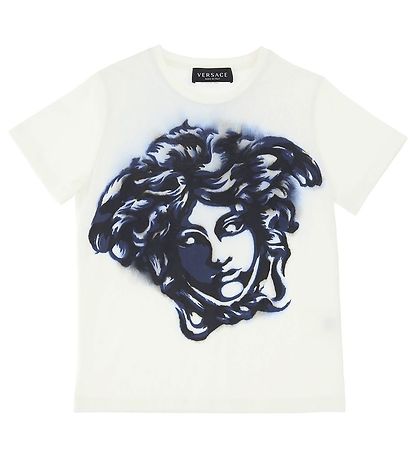 Versace T-shirt - Medusa - Hvid/Bl?