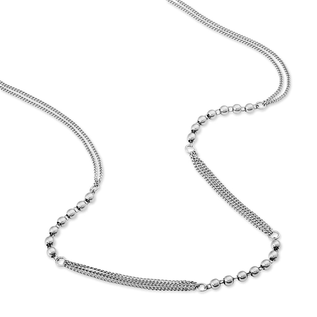 Collier Melodie Argent Blanc