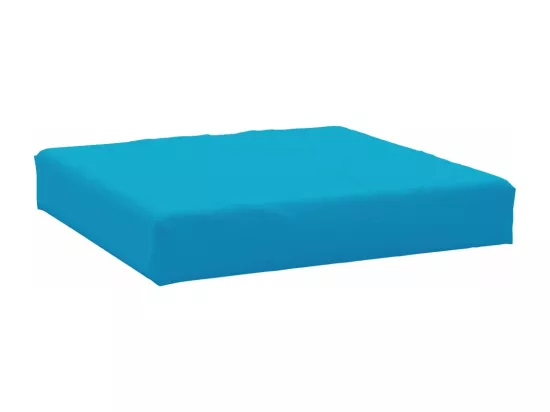 Coussins de palette 2 pièces bleu clair tissu oxford