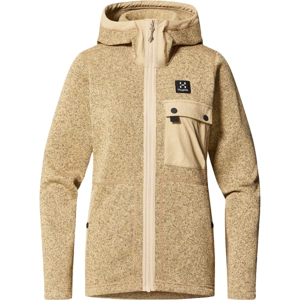 Veste polaire HAGLÖFS HAGLOFS HEDE MID HOOD WOMEN SAND